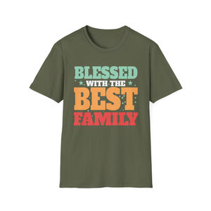 Blessed With The Best Family T-Shirt — Retro Family Pride Tee