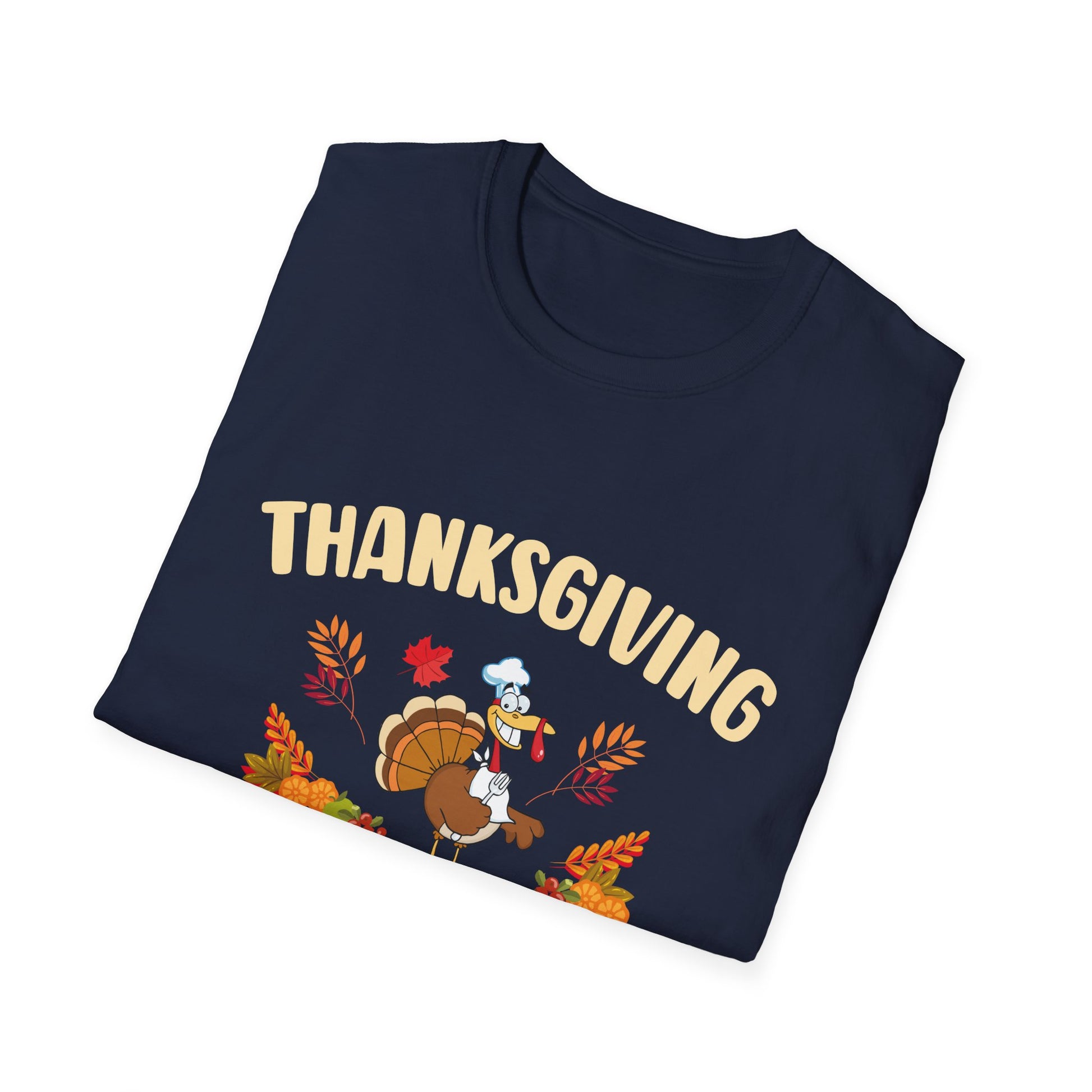 Thanksgiving Cooking Team T-Shirt — Funny Turkey Chef Holiday Tee  Unisex T-Shirt