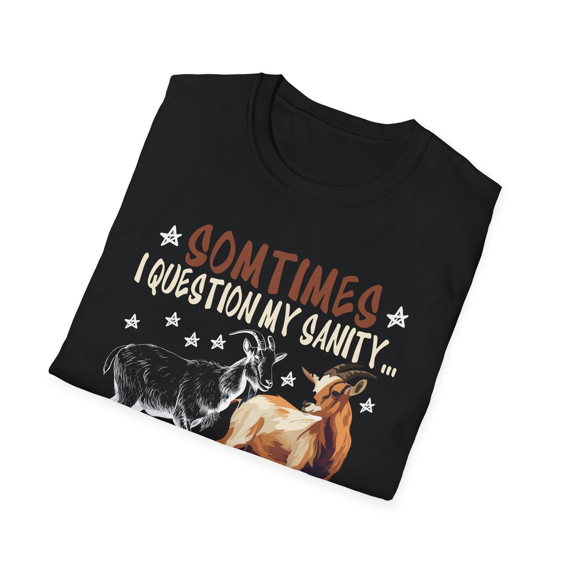 Funny Goat Design Tee for Men _ Women _ Goat Lovers Unisex T-Shirt