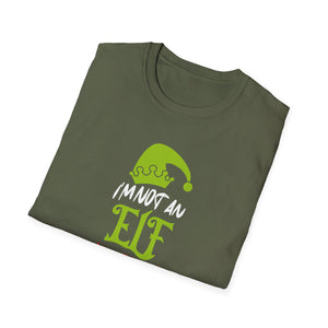 Im Not An Elf Just Short Funny Christmas Xmas Men Women Kids Unisex T-Shirt