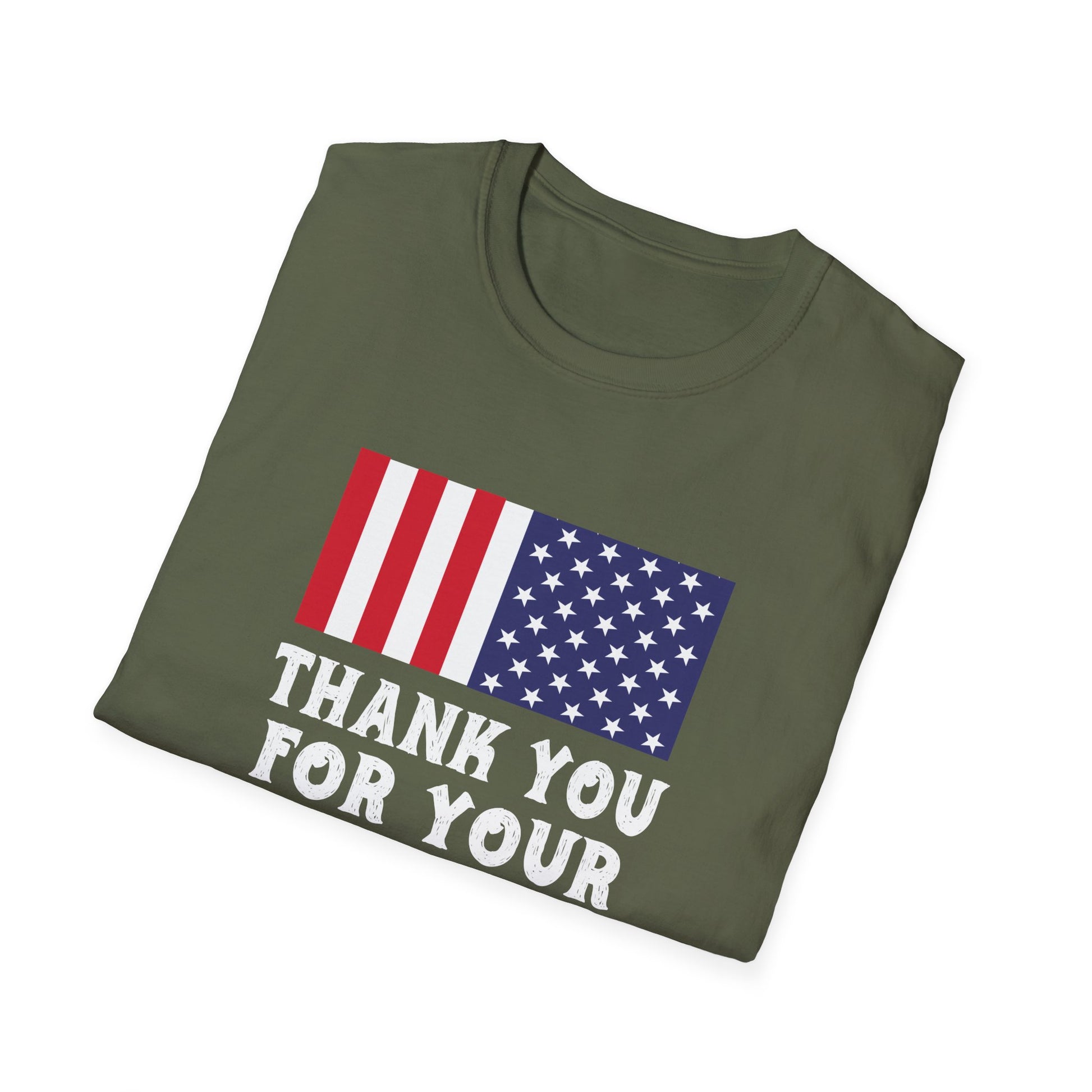 T-Shirt — American Flag "Thank You For Your Attention To This Matter" Patriotic Tee