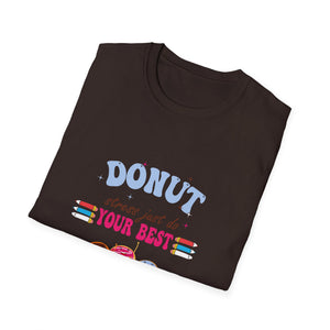 Donut Give Up T-Shirt — 'Donut Forget Your Best' Cute Retro Dessert Graphic Tee