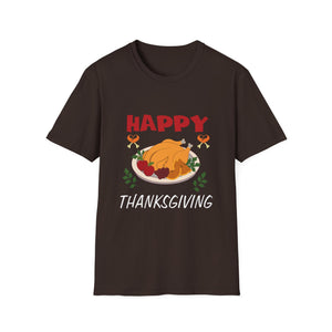 Thanksgiving Turkey T-Shirt – Happy Thanksgiving Holiday Tee  Unisex T-Shirt