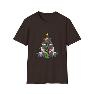 Christmas Tree of Pugs T-Shirt — Cute Holiday Pug Shirt
