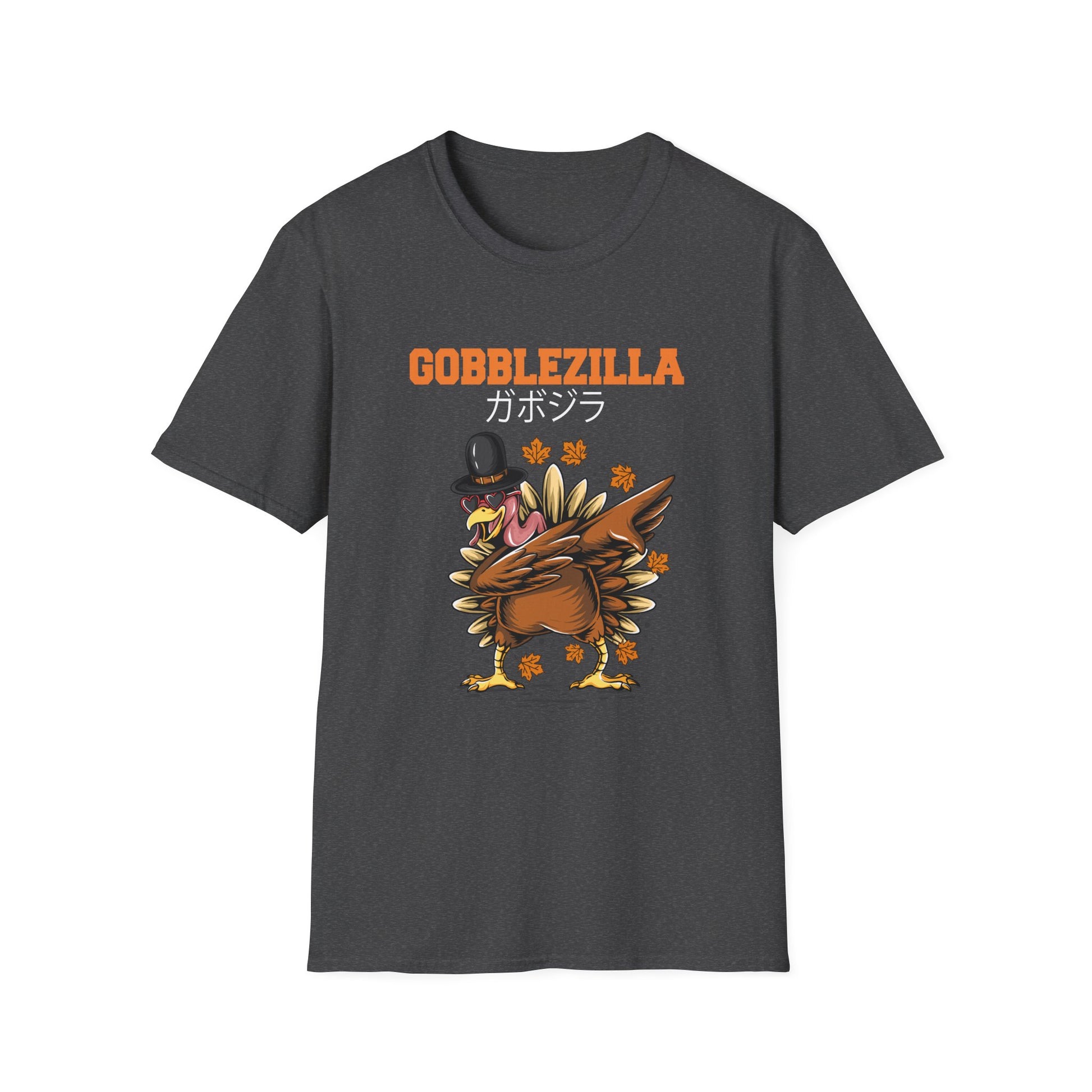 Gobblezilla Turkey T-Shirt — Funny Thanksgiving Graphic Tee  Unisex T-Shirt