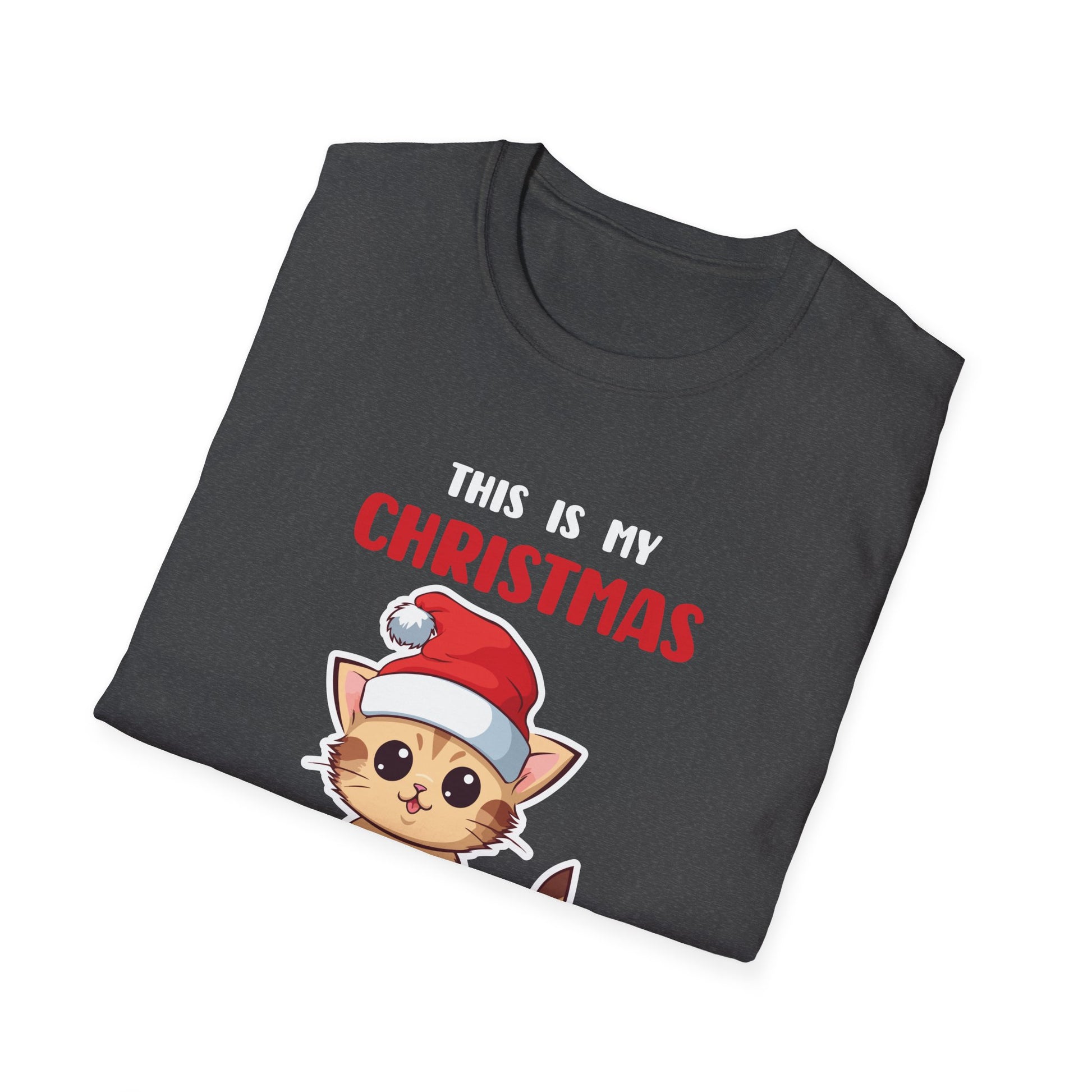Cat Lover This Is My Christmas Pajama Shirt Christmas Unisex T-Shirt