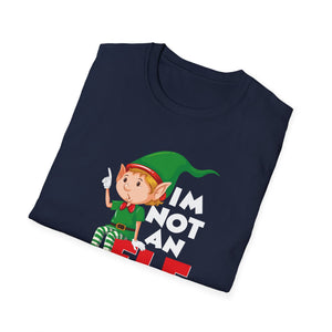 Elf I'm Not I'm Just Short T-Shirt — Funny Christmas Elf Tee