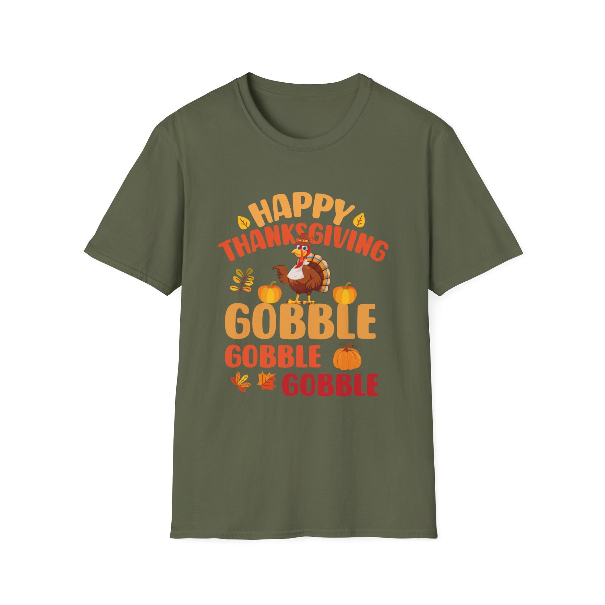 Our First Thanksgiving as a Family - Thanksgiving Family T-Shirt-productor-mockup