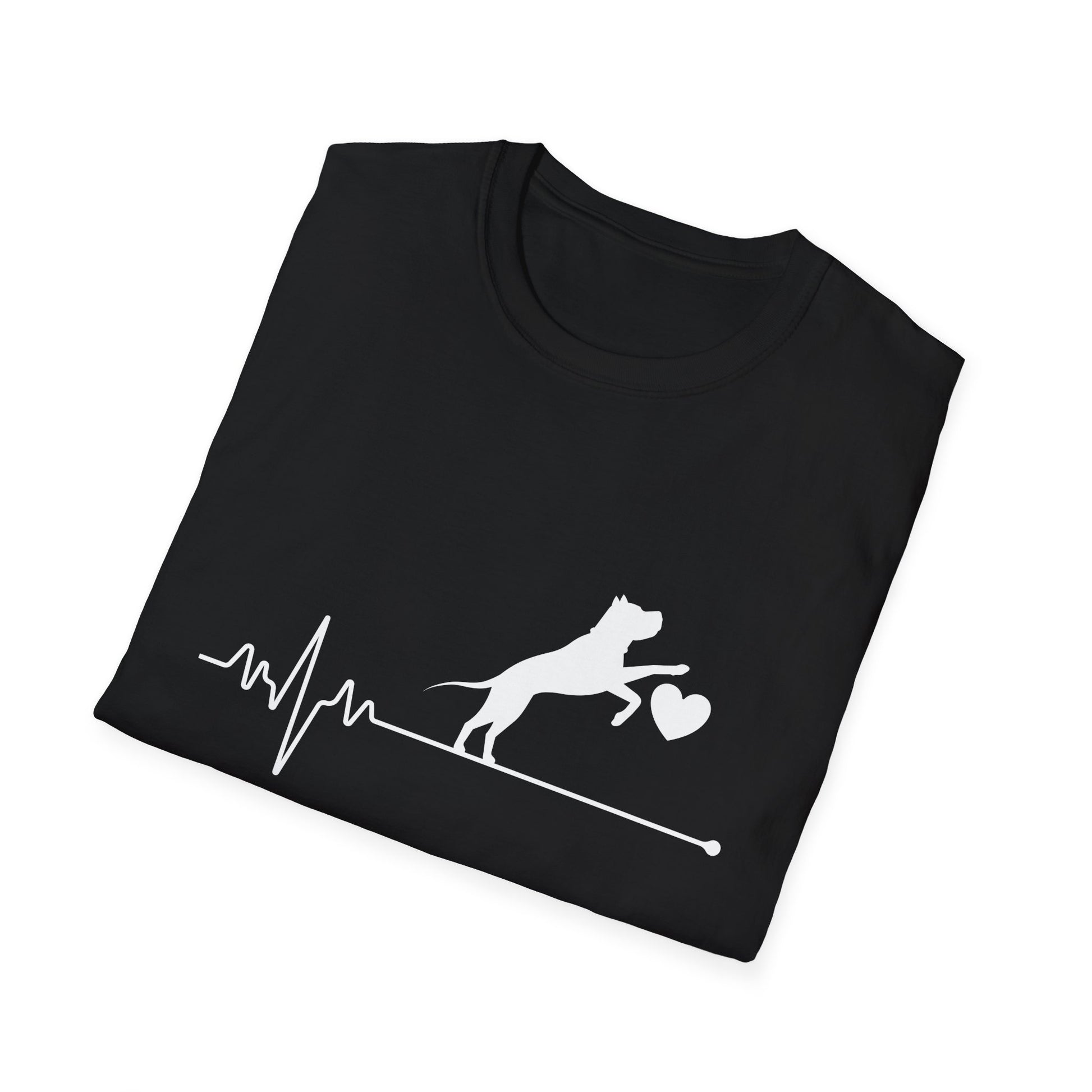 Border Collie Lover Mom Gifts Heartbeat Mother's Day Pet Dog  Unisex T-Shirt
