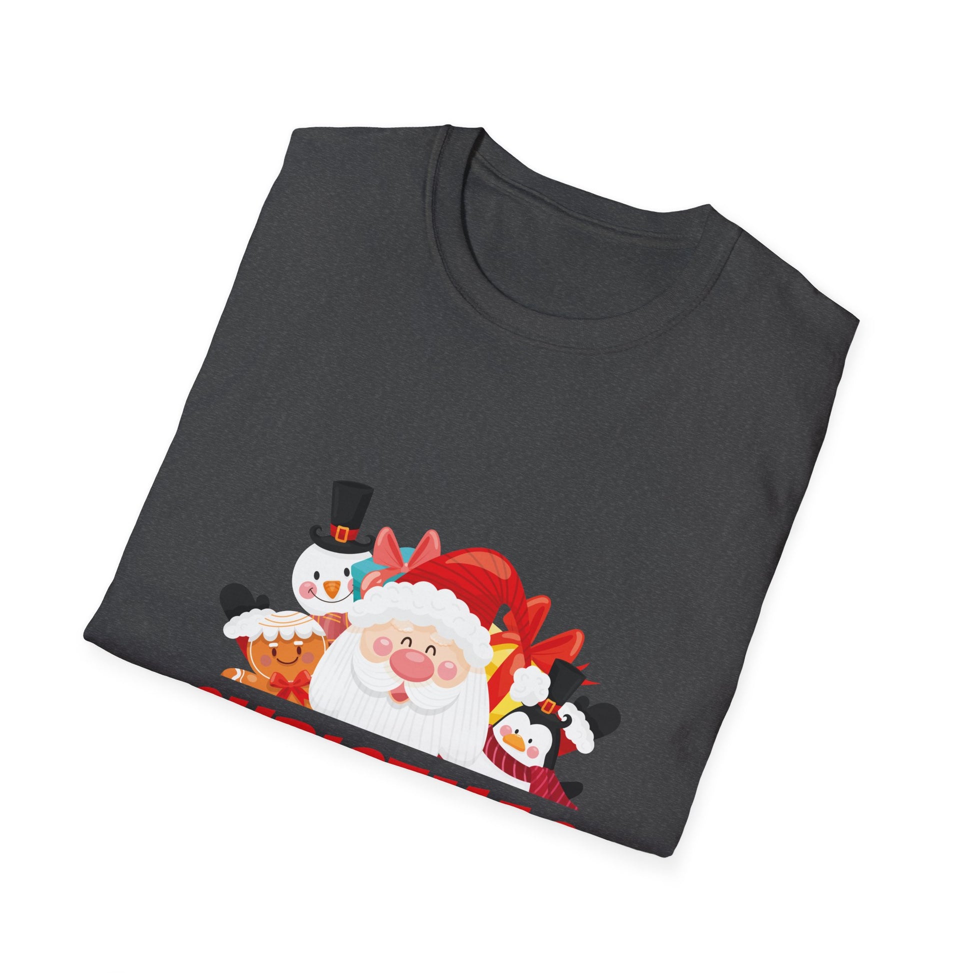 Christmas Is Comming T-Shirt — Cute Santa & Snowman Holiday Tee