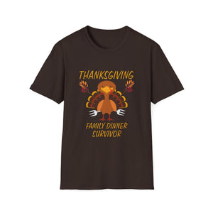 Thanksgiving Family Dinner Survivor  Unisex T-Shirt