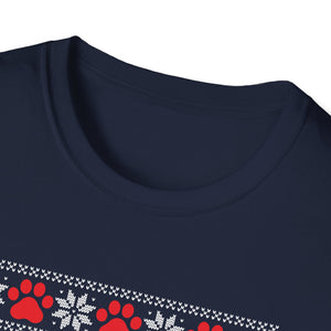 Sock Monkey Christmas Ugly Christmas Sweater Unisex Softstyle T-Shirt