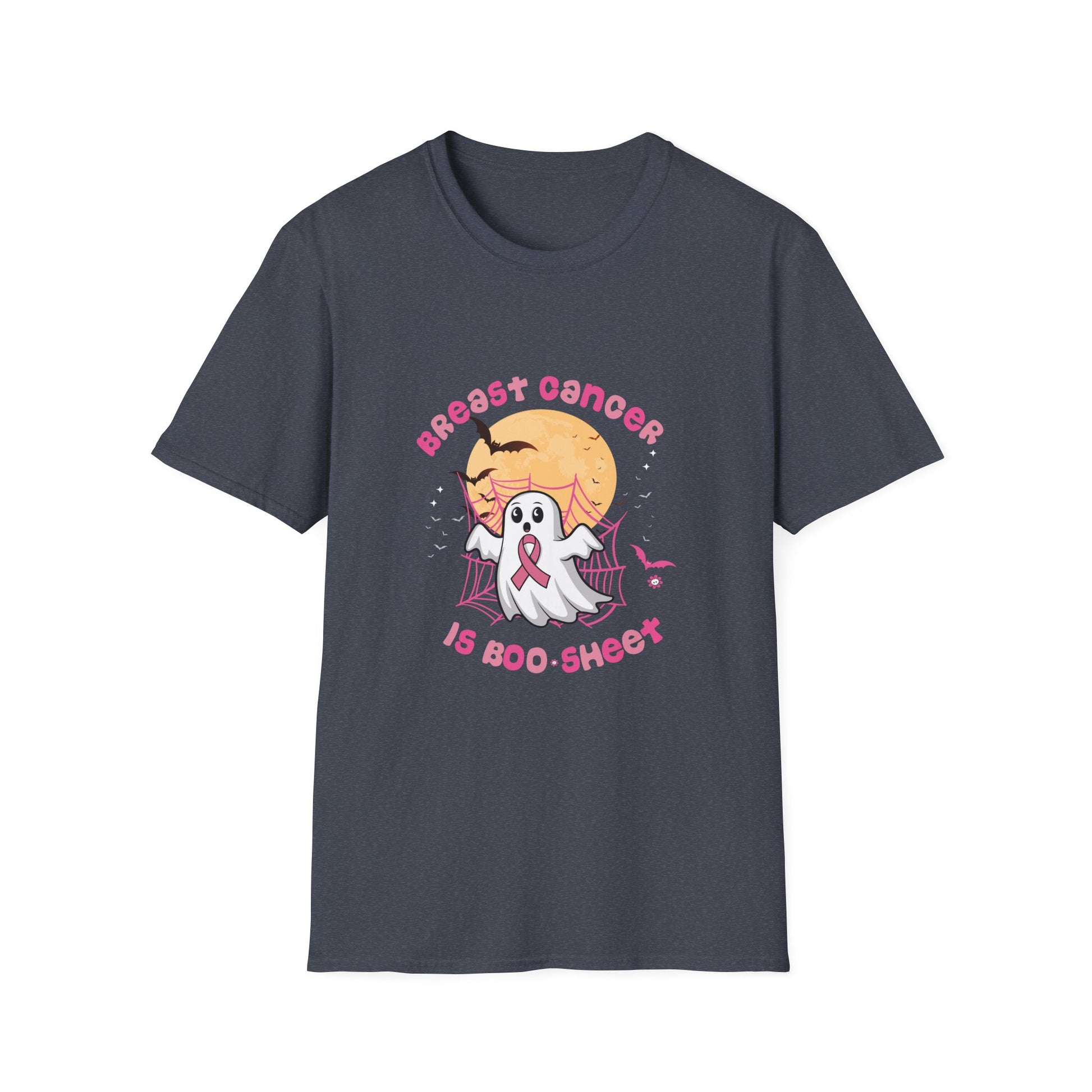 Breast Cancer Is Boo Sheet Halloween Breast Cancer Awareness Unisex  Tee,