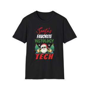 Xmas Tree Santas Favorite Histology Tech Christmas Pajamas Unisex T-Shirt