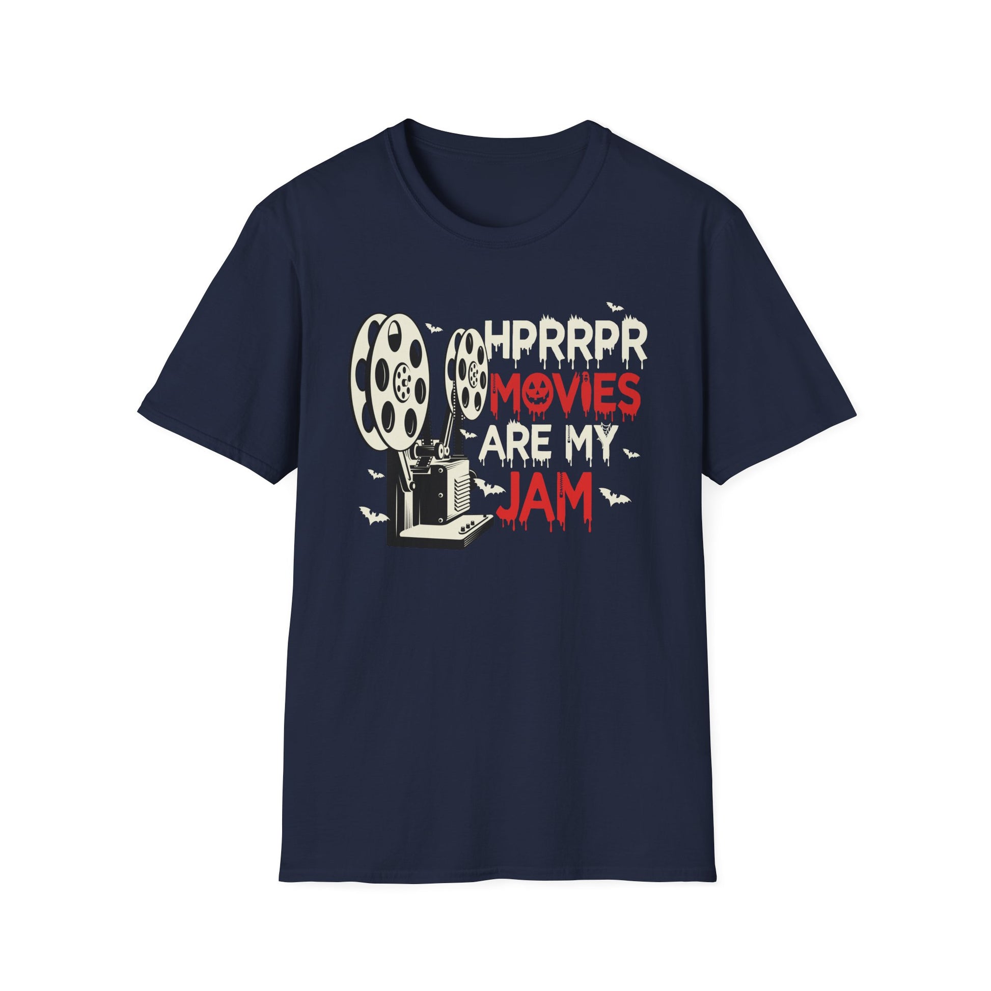 Movies Are My Jam T-Shirt — Vintage Film Reel Horror Fan Tee