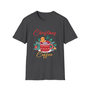 Christmas And Coffee Gingerbread Christmas Unisex T-Shirt