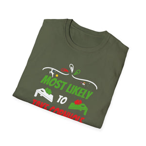 Most Likely To Take Cornhole Too Seriously Family Christmas T-Shirt