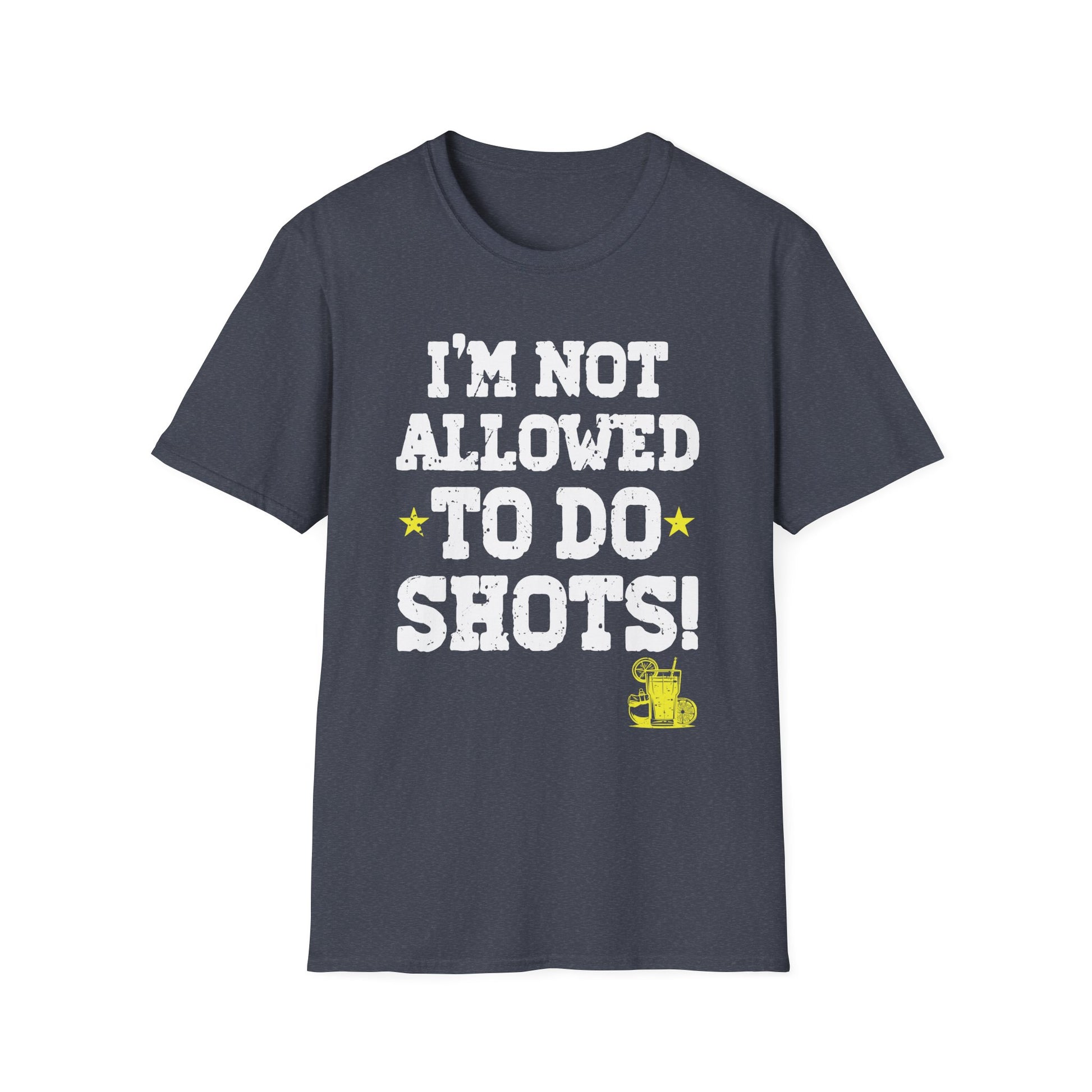 Not allowed to do shots funny alcohol slogan tequila party Unisex Shirt