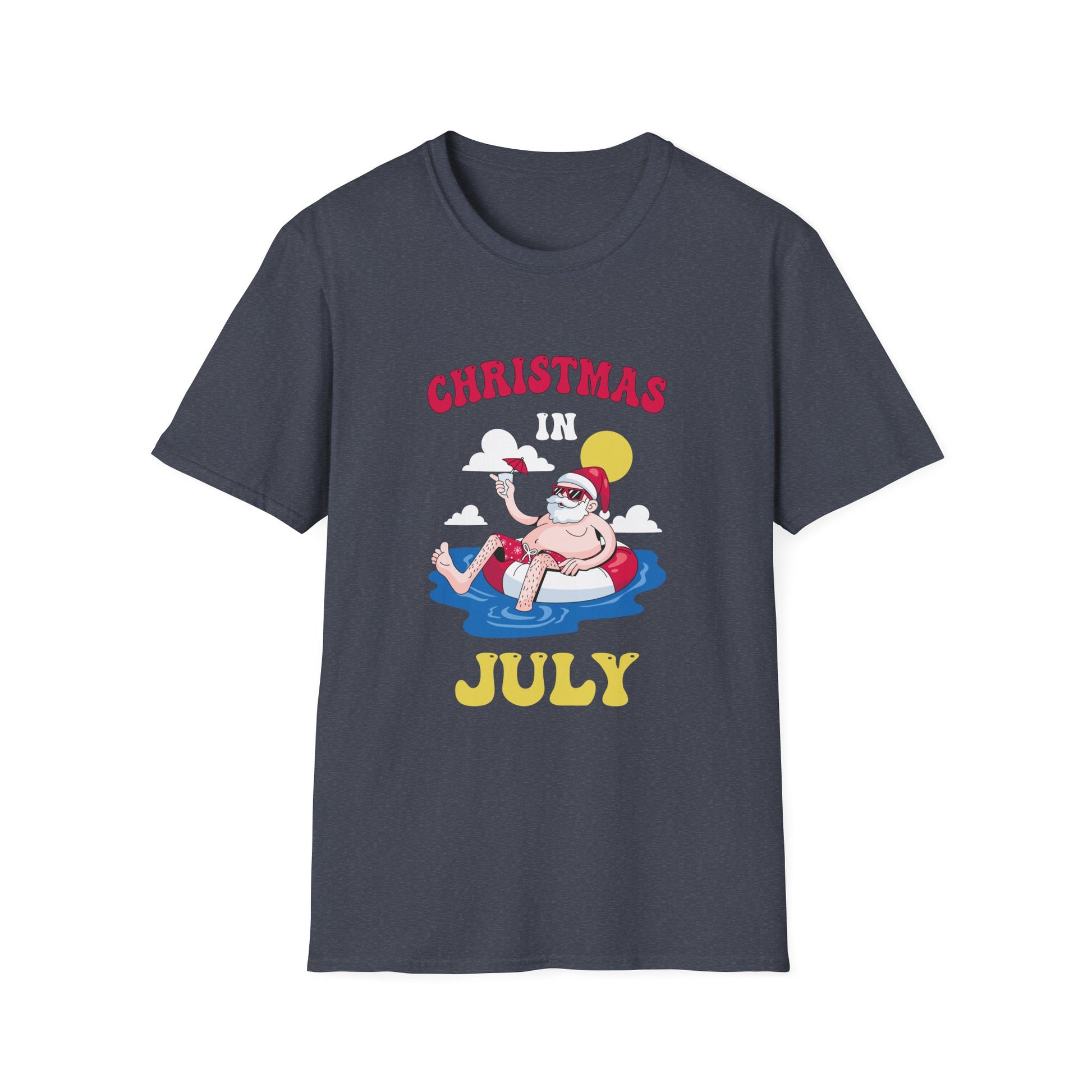 Christmas in July funny santa xmas for Sommer Christmas Unisex T-Shirt