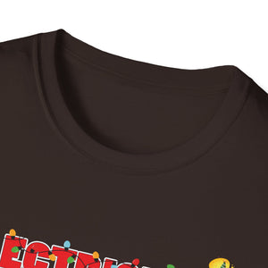 Electricians Christmas Lights Funny Tee — 'Electricians Are Like Christmas Lights' Shirt