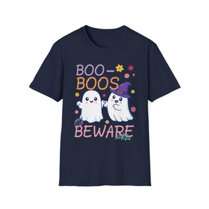Boo-Boos Beware Halloween T-Shirt — Cute Ghosts Graphic Tee