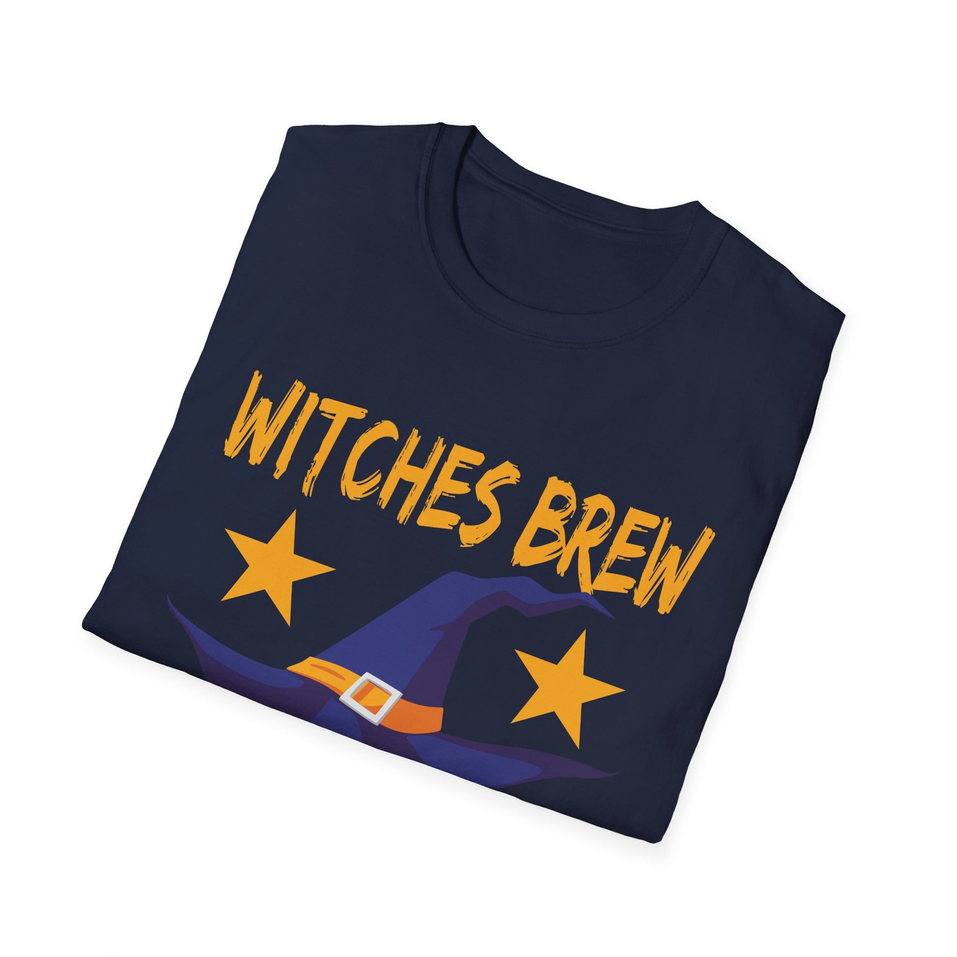Witches Brew Coffee Co. T-Shirt – Halloween Witch Hat Graphic Tee