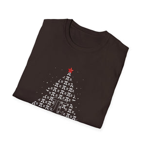 Funny Pi Christmas Tree Math T-Shirt Unisex T-Shirt