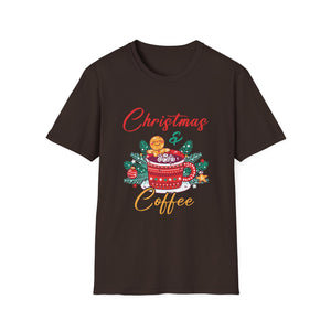 Christmas And Coffee Gingerbread Christmas Unisex T-Shirt