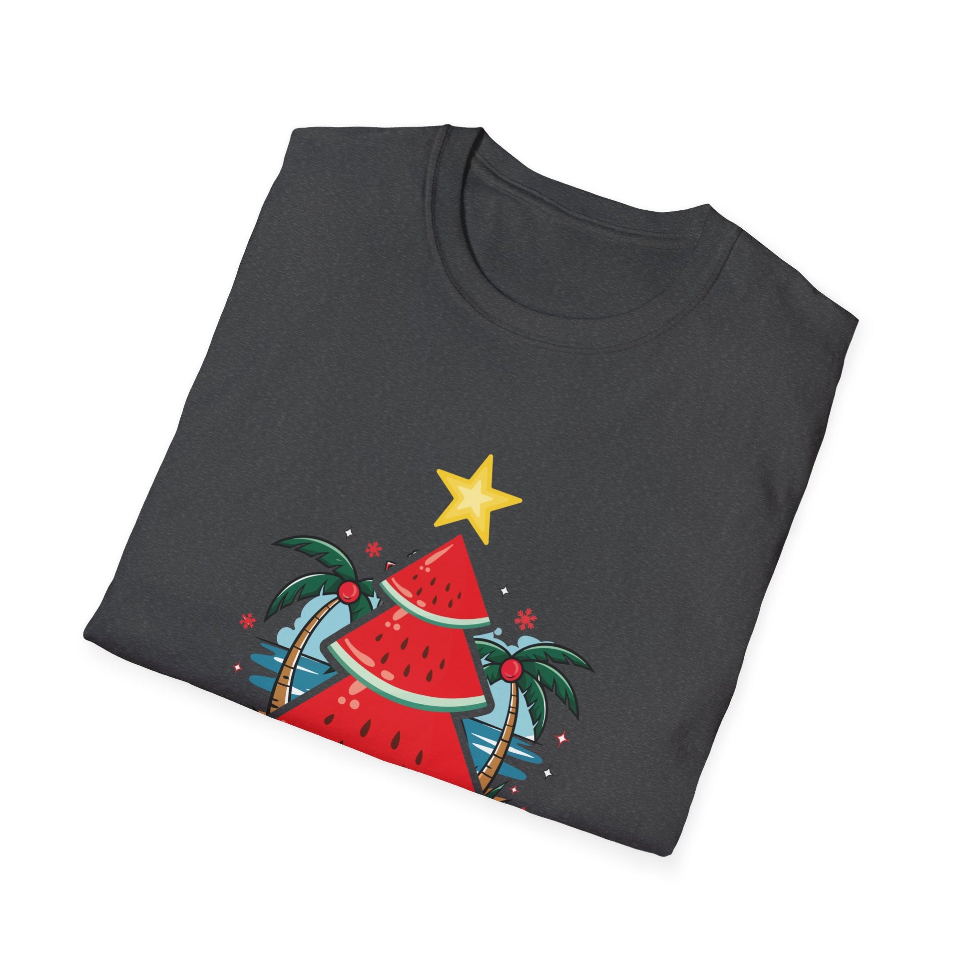 Christmas in July T‑Shirt — Watermelon Tree Summer Holiday Tee