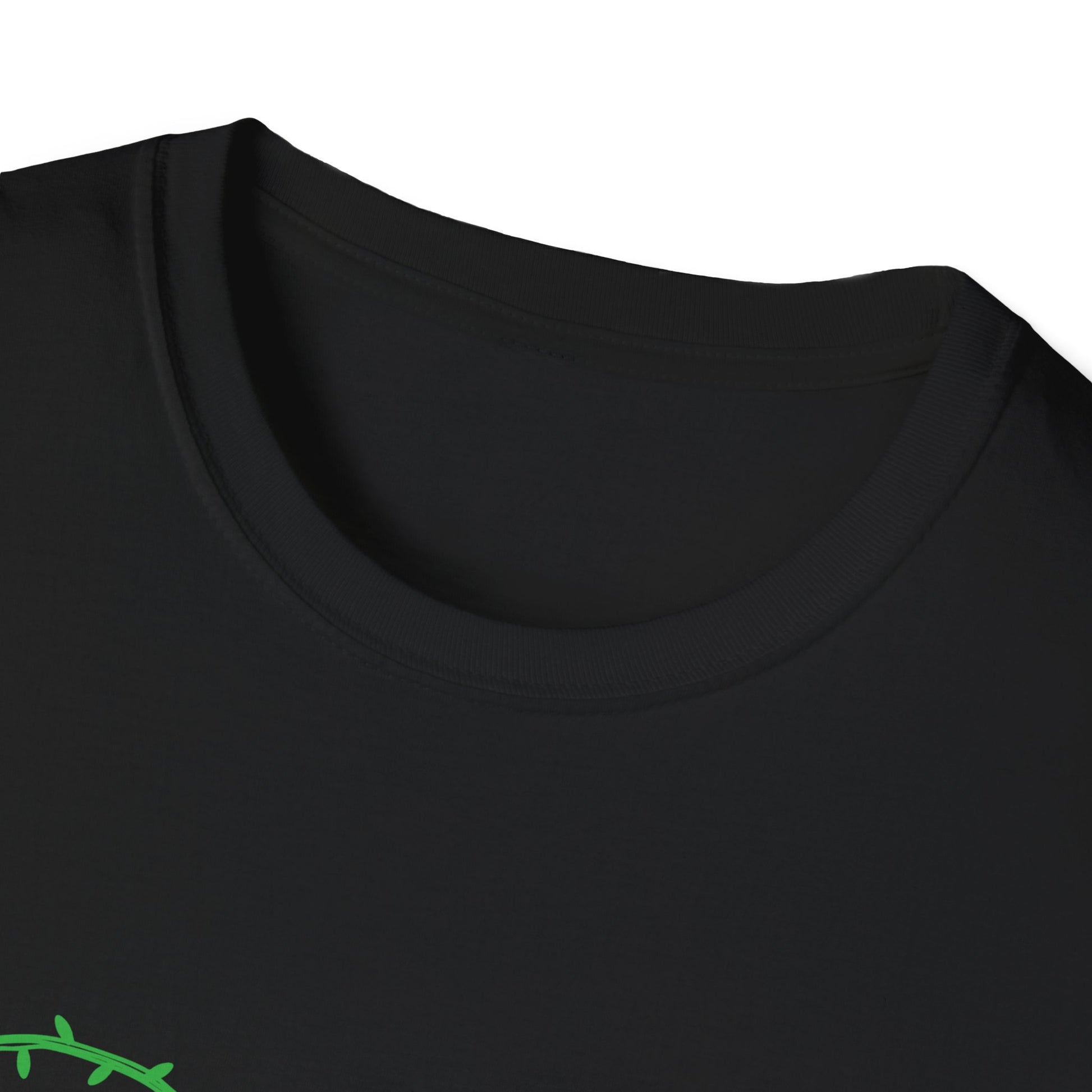 Christmas Lights Chest T-Shirt — Colorful Holiday Graphic Tee