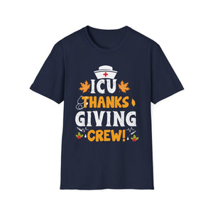 Thanksgiving Nurse Crew Tee for Healthcare Workers  Unisex T-Shirt