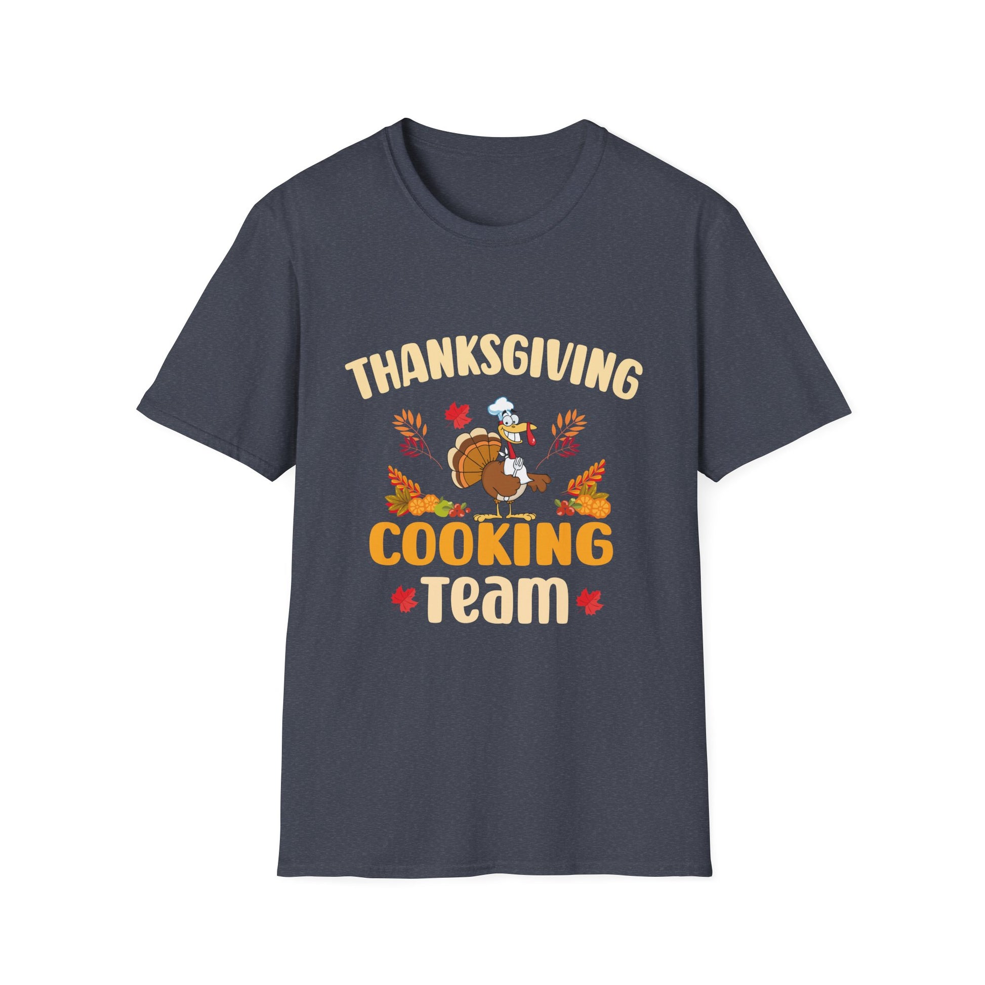Thanksgiving Cooking Team T-Shirt — Funny Turkey Chef Holiday Tee  Unisex T-Shirt