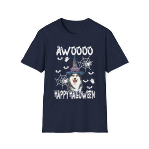 Husky Halloween Funny Siberian Husky Halloween Tee  Unisex Softstyle T-Shirt