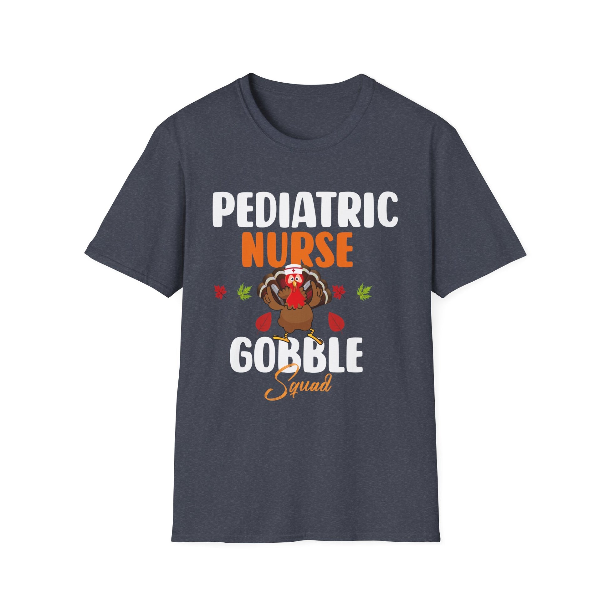 Pediatric Nurse Thanksgiving T‑Shirt — "Gobble Squad" Turkey Crew Shirt  Unisex T-Shirt