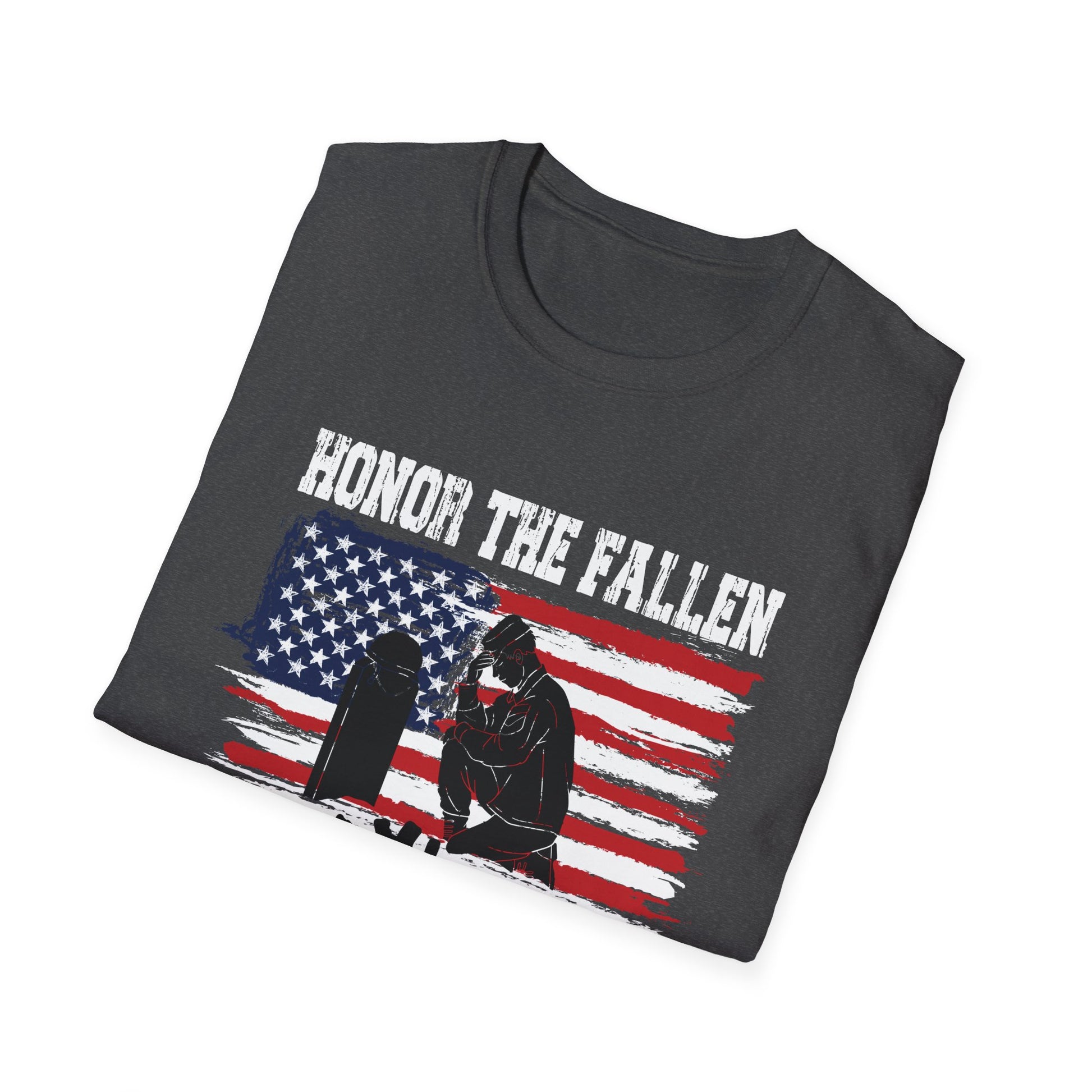 Honor The Fallen Heroes Memorial Day Veteran Military Unisex T-Shirt