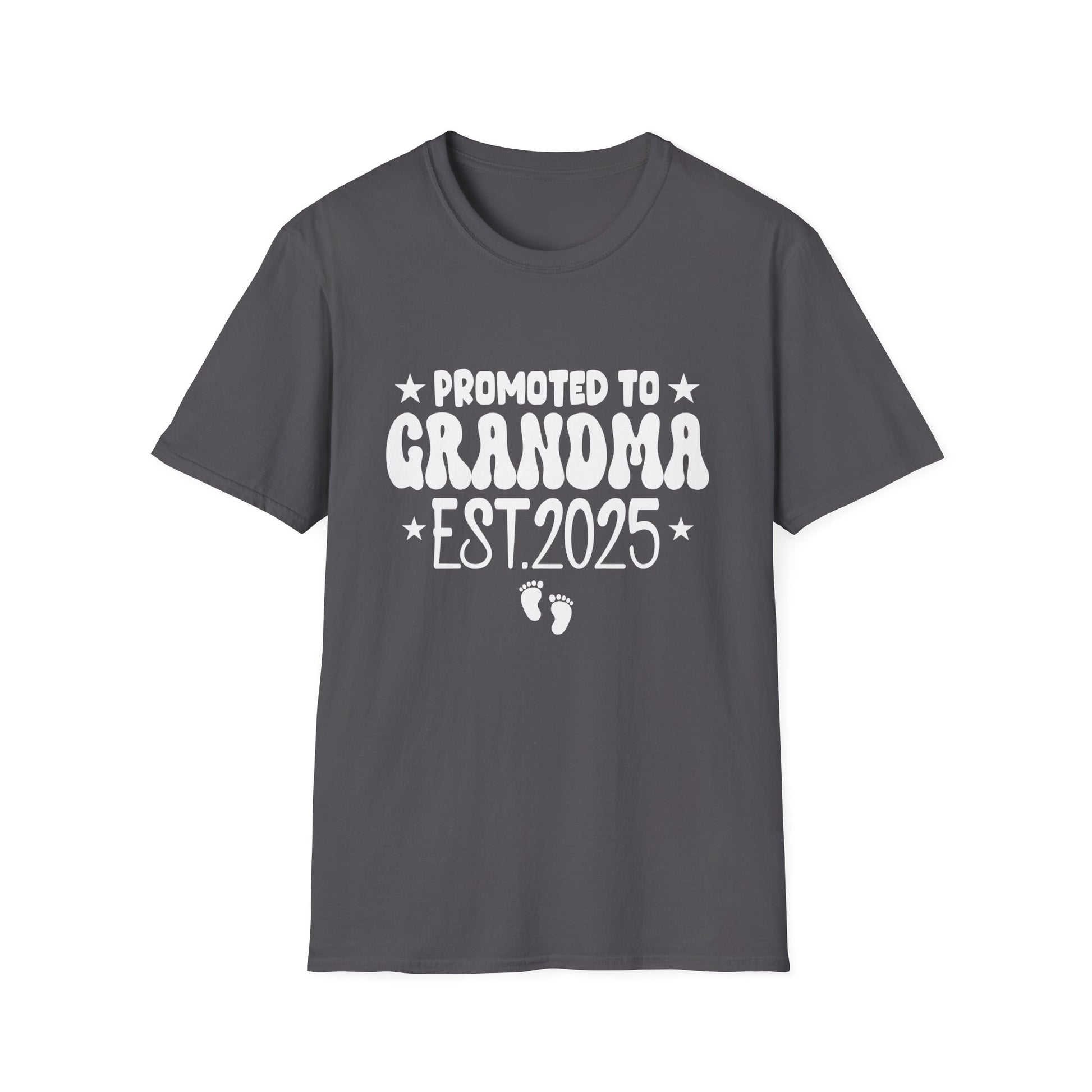 Soon to Be Grandma 2025 Promoted to Grandma Est 2025 Unisex Shirt