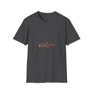 Halloween Heartbeat T-Shirt — Pumpkin EKG Graphic Tee
