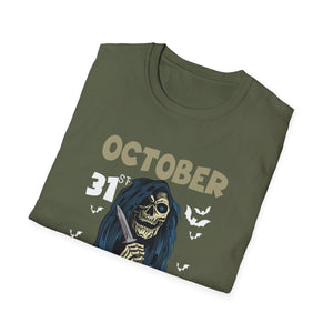Halloween 'October Tourists' T-Shirt – Skull & Bats October 31 Graphic Tee