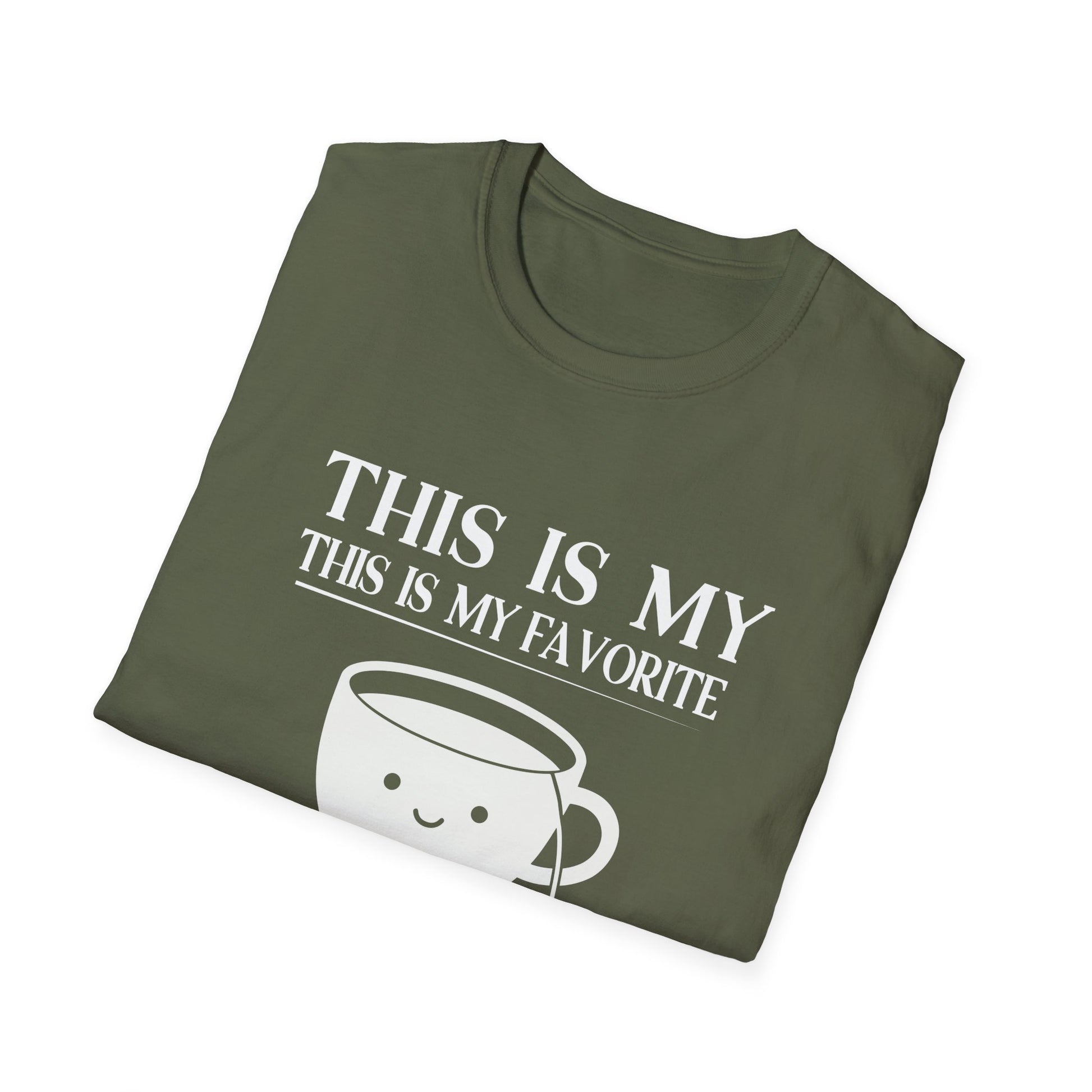 Funny Tea Shirt T-Shirt — "This Is My Favorite Tea Shirt" Cute Tea Cup Tee