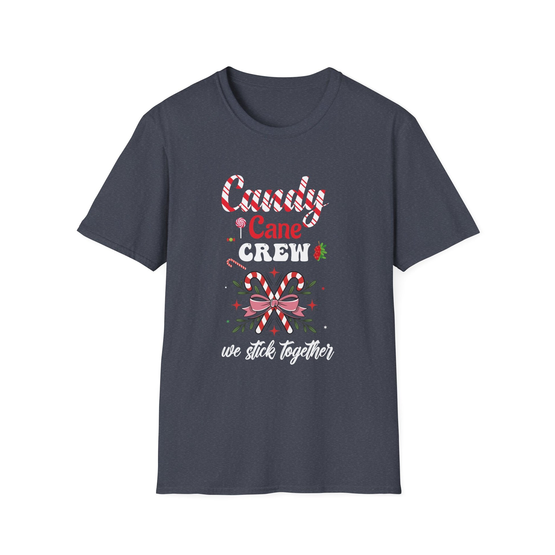 Christmas Candy Cane Heart Holiday Family Matching Pajama PJ T-Shirt