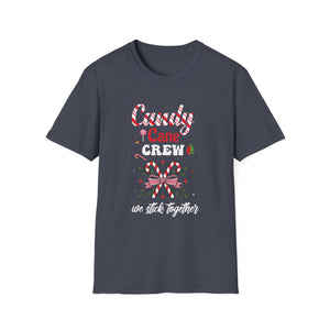Christmas Candy Cane Heart Holiday Family Matching Pajama PJ T-Shirt