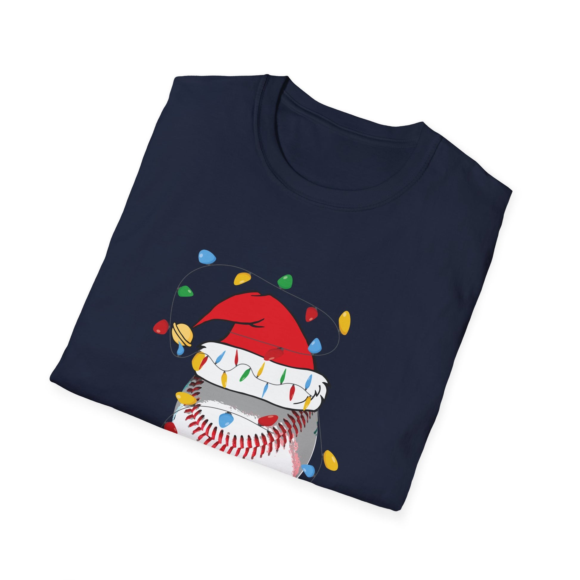 Christmas Ho Ho Ho Baseball Christmas Unisex T-Shirt