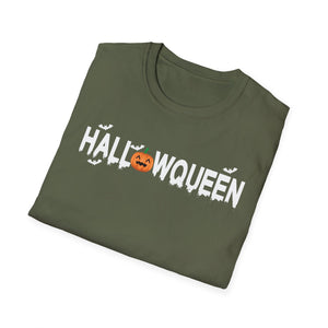 Halloween Queen T-Shirt — Cute Pumpkin & Bat Halloween Tee