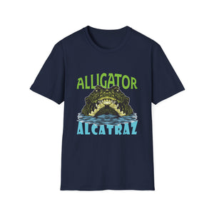 Alligator Alcatraz T-Shirt — Funny Gator Prison Graphic Tee