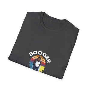 Booger Suger Retro Bigfoot T-Shirt — Funny Sasquatch Graphic Tee