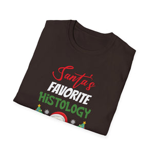 Xmas Tree Santas Favorite Histology Tech Christmas Pajamas Unisex T-Shirt