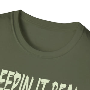 Creepin It Real_ Halloween Costume_ Halloween Pun Tee Unisex Softstyle T-Shirt