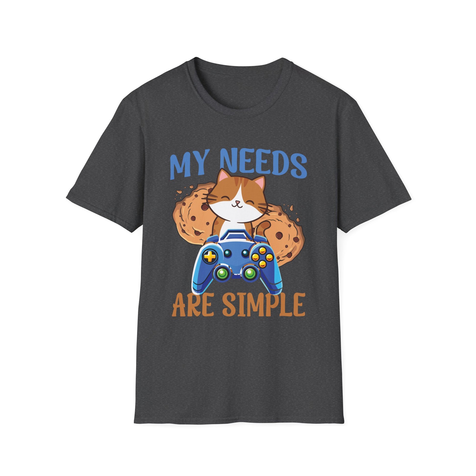 Cats Gaming Cookies Video Gamer Cat Gaming  Unisex T-Shirt