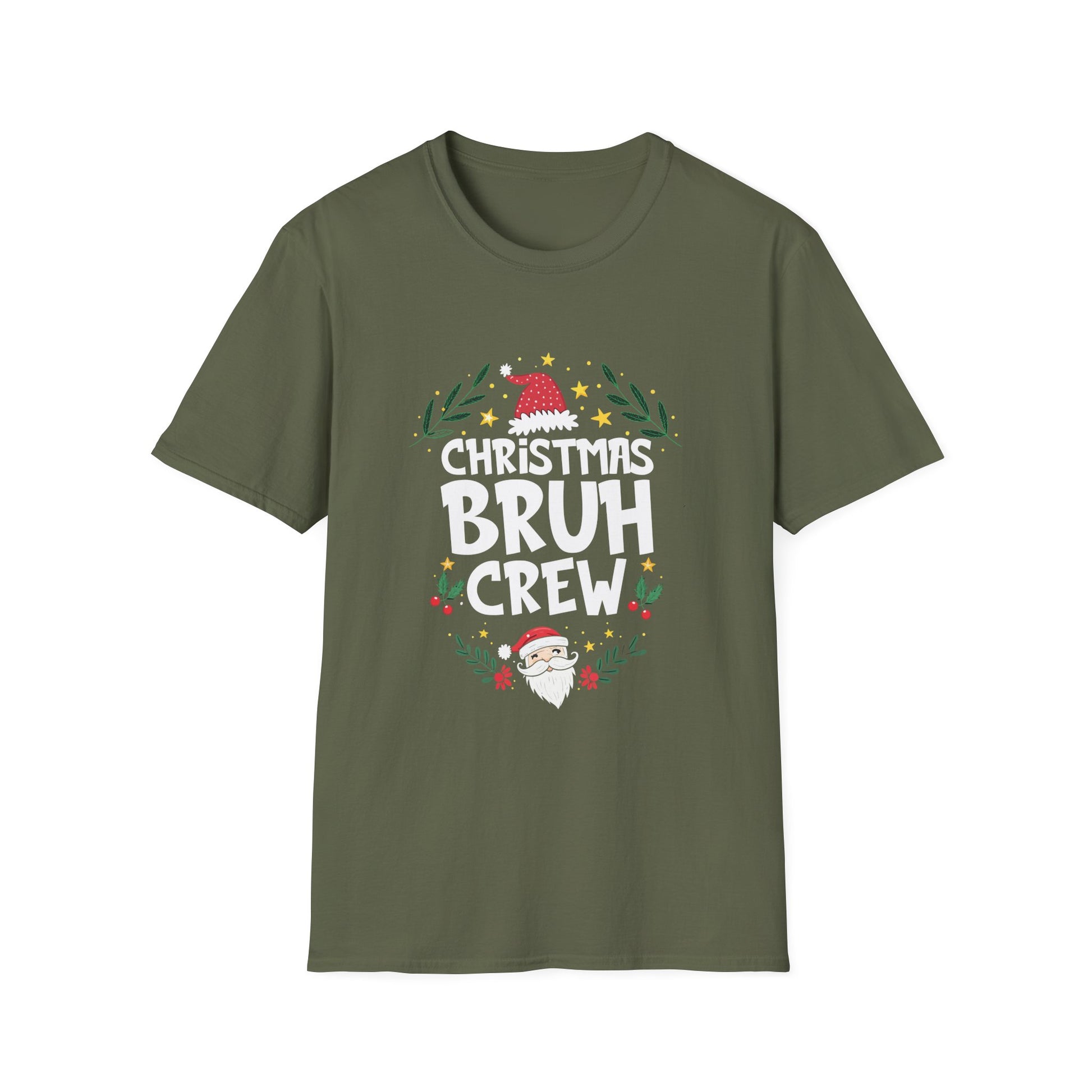Christmas Bruh Crew Family Christmas 2024 Matching Unisex T-Shirt