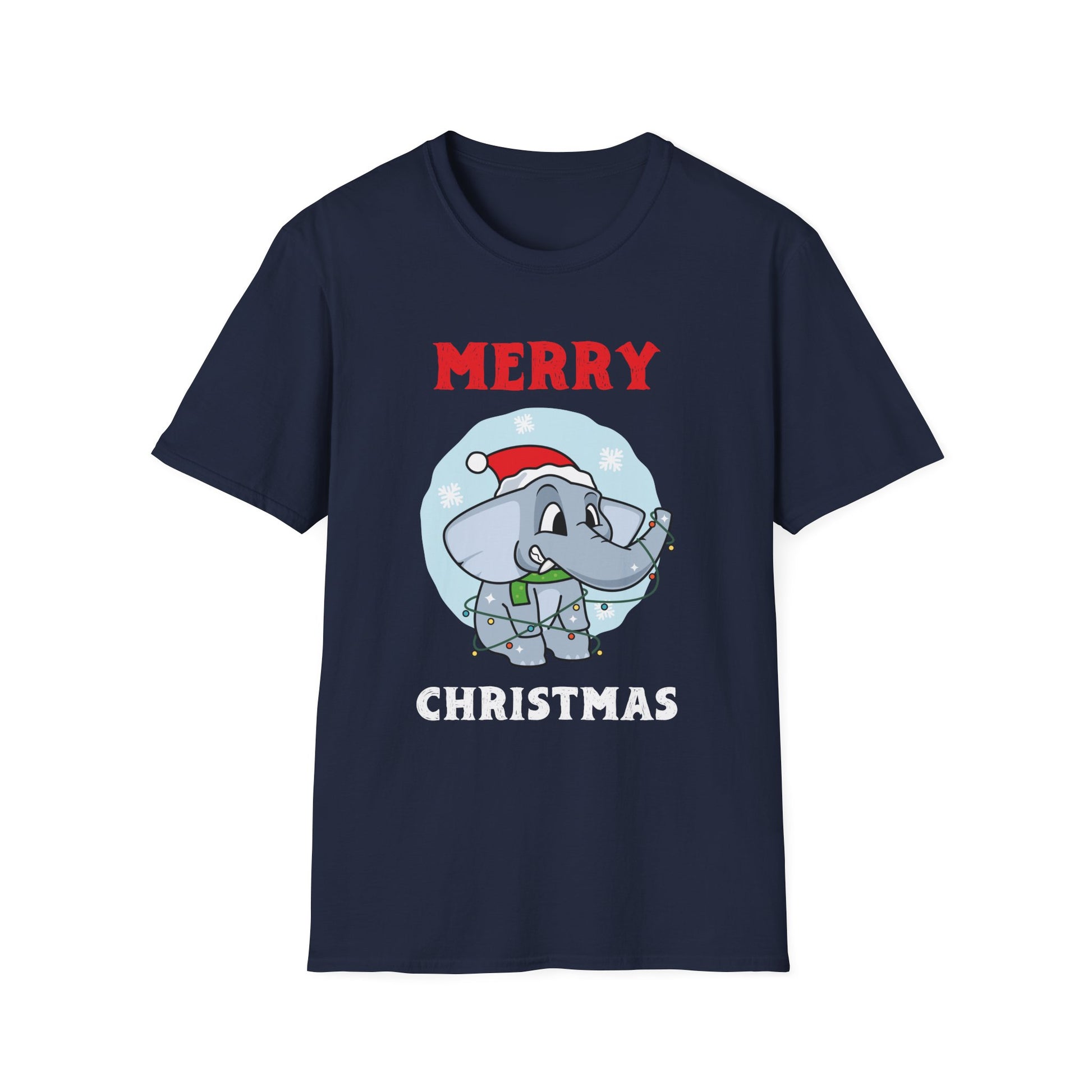 Christmas Elephant  Sweet Christmas Animals Unisex T-Shirt